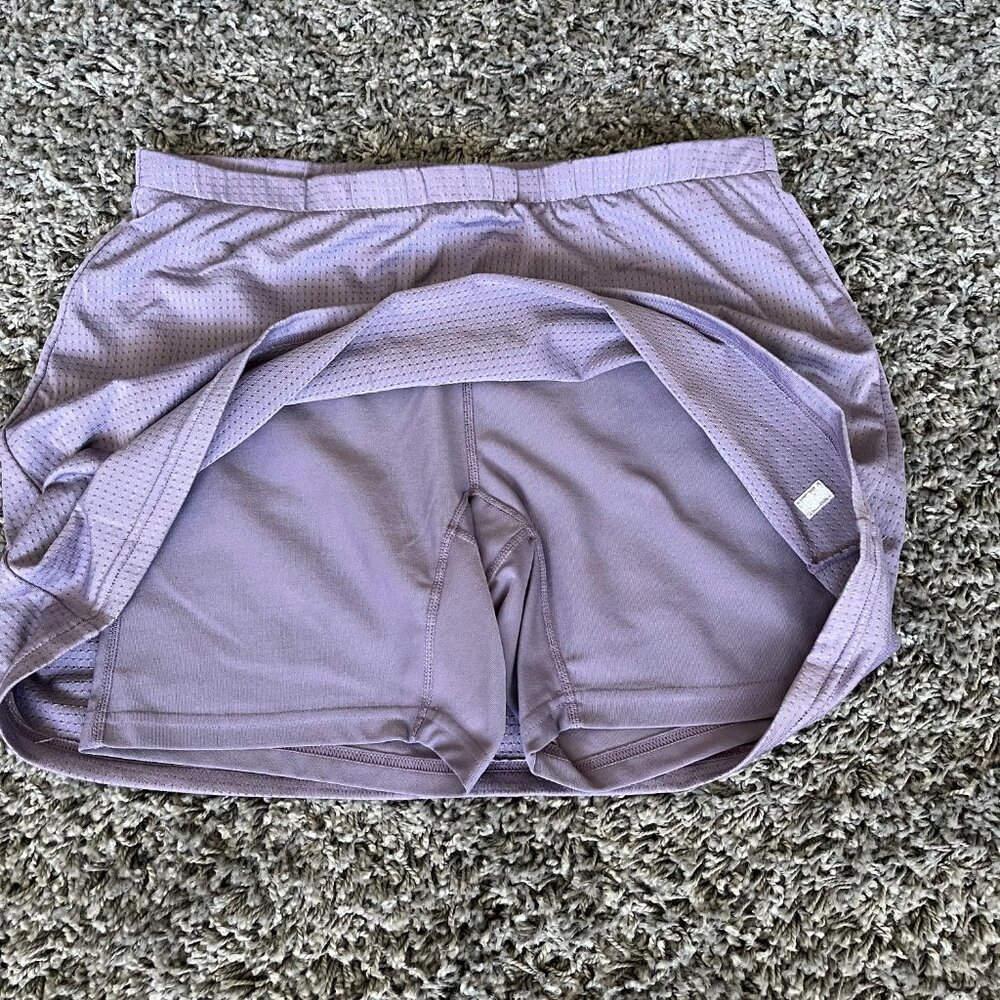 Nike Dry-Fit TN Vintage Tennis Skirt Dress with shorts sz Medium Purple - Picture 3 of 11